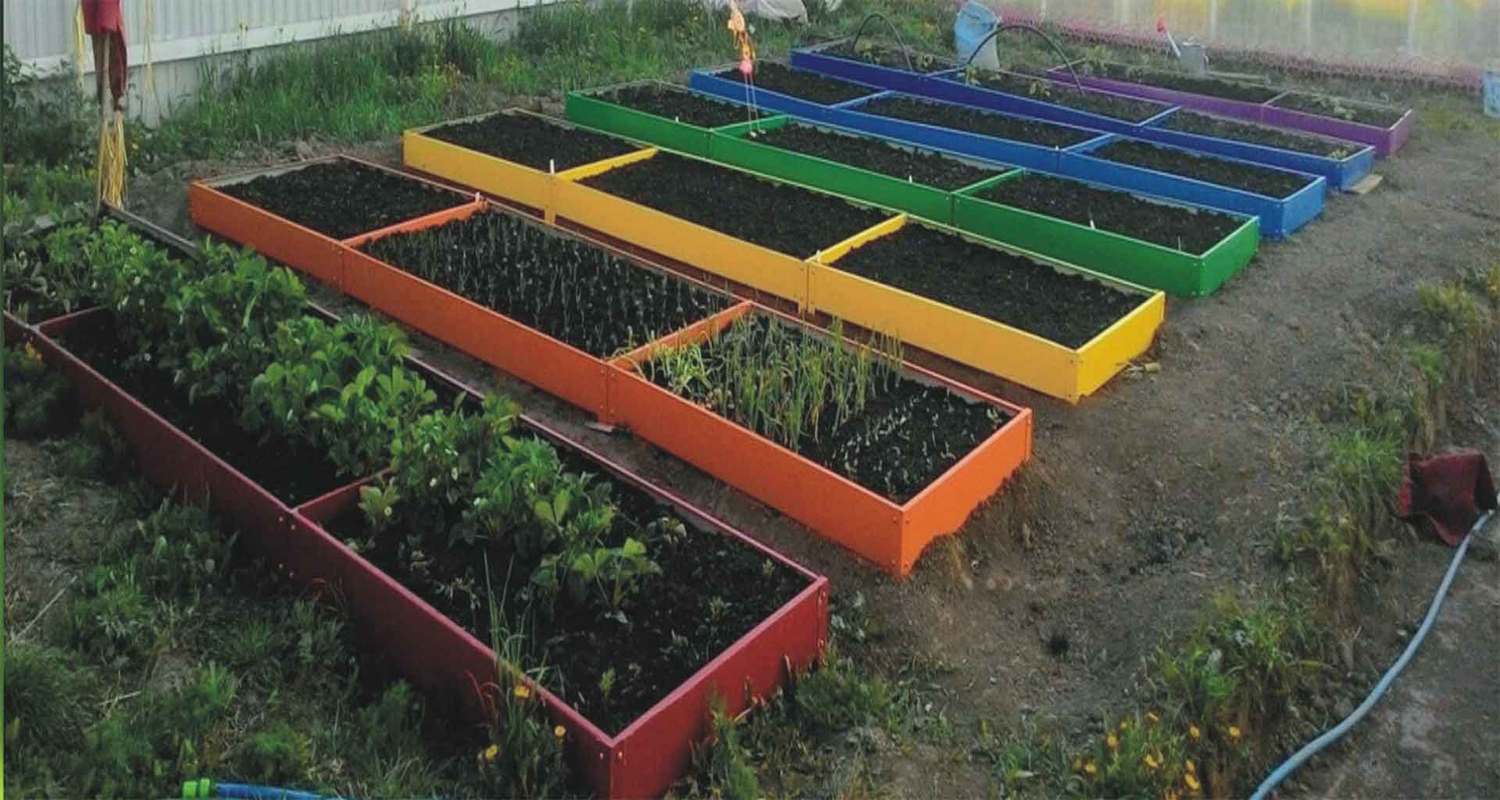 Ограждение грядок, грядки оцинкованные